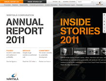 Tablet Screenshot of annualreport2011.wartsila.com
